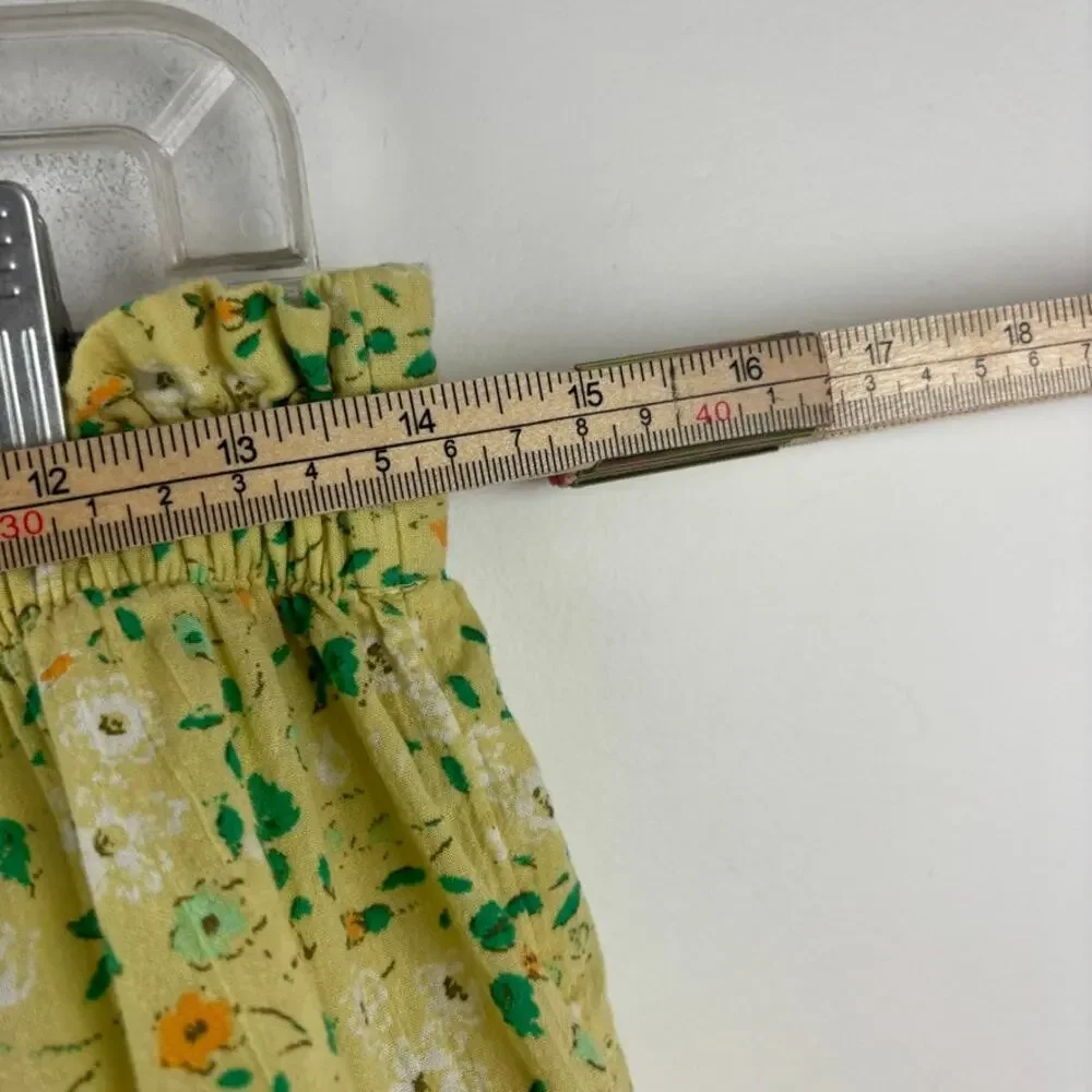 Aerie Yellow Floral Skort - Women's Size Medium - Fairycore Garden